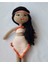 Pocahontas Bebek Amigurumi Organik Oyuncak 1 Adet 3