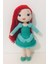 Prenses Ariel Bebek Amigurumi Organik Oyuncak 1 Adet 1