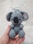 Amigurumi Organik Örgü Oyuncak Koala 1 Adet 2