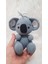 Amigurumi Organik Örgü Oyuncak Koala 1 Adet 3