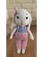 Elite Amigurumi Oyuncak Tavşan Tulumlu Lena 1 Adet 2