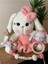 Elite 30CM Amigurumi Uyku Arkadaşı,isim Yazılabilen Emzik Zinciri ve Çıngıraklı Diş Kaşıyıcı 1 Adet 1