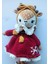 Sevimli Hayvanlar Yeni Yıl Elbiseli Geyik Amigurumi Oyuncak (23 Cm) 1 Adet 4