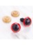 12 mm Kırmızı 5 Çift Amigurumi Göz 1 Adet 1