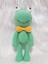 Amigurumi Organik Örgü Oyuncak Kurbağa 1 Adet 1