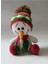 Ponçik Kardan Adam Amigurumi Organik Oyuncak 1 Adet 1