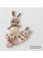 Amigurumi Oyuncak Tombik Tavşan Patik ve Çıngırak Set 1 Adet 1