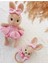 Amigurumi Pembe Elbiseli Tombik Tavşan Set 1 Adet 2