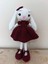 Amigurumi Uzun Kulak Tavşan Organik Oyuncak 1 Adet 2