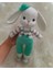 Amigurumi Sevimli Tulumlu Tavşan 1 Adet 1