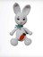 Tavşan Bibi Uyku Arkadaşı Amigurumi Organik Oyuncak 1 Adet 1