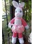 Elite Uyku Arkadaşı Organik Oyuncak Amigurumi Pembe Tavşan 1 Adet 1