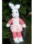 Elite Uyku Arkadaşı Organik Oyuncak Amigurumi Pembe Tavşan 1 Adet 2