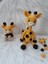 Şirin Zürafa Yeni Doğan Takımı Amigurumi Organik Oyuncak 1 Adet 2