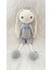 Amigurumi Örgü Oyuncak Uyku Arkadaşı Tavşan 1 Adet 1