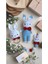 Amigurumi Tavşan Oyuncak - Diş Kaşıyıcı & Emzik Zinciri/askısı Mavi 1 Adet 3