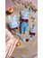 Amigurumi Tavşan Oyuncak - Diş Kaşıyıcı & Emzik Zinciri/askısı Mavi 1 Adet 4