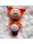 Fox Bonnie Amigurumi Organik Oyuncak 1 Adet 2