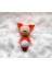 Fox Bonnie Amigurumi Organik Oyuncak 1 Adet 3