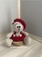 Elite Amigurumi Bordo Tulumlu Sevimli Ayıcık Oyun Arkadaşı 1 Adet 1