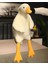 Elite Sevimli Peluş Welsoft Çocuk Uyku Arkadaşım Uçan Kaz 75 cm Bebek Uyku Yastığı Ördek Beyaz 1 Adet 5