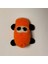 Ahmet 3816 Amigurumi Örgü Oyuncak Araba 8 cm Turuncu 1 Adet 4
