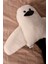 Elite Sevimli Peluş Çocuk Uyku Arkadaşım - 50 cm Çocuk Bebek Oyun Uyku Arkadaşı Duffy Ördek Yastık Beyaz 1 Adet 3