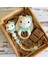 Elite Amigurumi Tavşan Emzik Tutucu ve Çıngırak 1 Adet 1