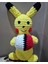 Elite Amigurumi Pikachu Örme Pelus Organik Oyuncak Cocuk Uyku Arkadaşı 1 Adet 3