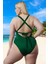Konforlu Modern Büyük Beden Mayo Plaj Kıyafeti Plus Size Uv Korumalı 2