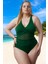 Konforlu Modern Büyük Beden Mayo Plaj Kıyafeti Plus Size Uv Korumalı 3