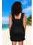 Konforlu Modern Derin V Yaka Büyük Beden Mayo Plus Size Klora Dayanıklı Rahat Kesim 2