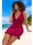 Konforlu Modern Derin V Yaka Büyük Beden Mayo Plus Size Klora Dayanıklı Rahat Kesim 1