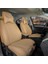 Toyota Hilux Lüx Full Deri Oto Koltuk Kılıfı Ön Arka Takım (Giydirme Tip) Bej 1