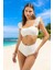 Modern Fırfırlı Bikini Takımı Özel Tasarım Premium Kalite Klora Dayanıklı Su Sporları Için 1