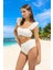 Modern Fırfırlı Bikini Takımı Özel Tasarım Premium Kalite Klora Dayanıklı Su Sporları Için 3