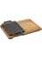 Pişirme Kabı, Lv Eco Hp 2215 T13 K4 Dikdörtgen Pişirme Gözü ve Ahşap Plaka, Ölçüler 22 x 15 Cm, Dökme Demir, Siyah 2