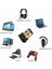 Plus PX-AC-BTU50 Bluetooth 5.0 Alıcı, Mini Dongle USB Alıcı, Bluetooth 5.0 Adaptör, USB Bluetooth 5.0, WIN10 Tak Çalıştır, Çoklu Cihaz Bağlama 2