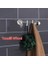 Banyo Lavabo Vidalı Askılık 3'lü Metal Sağlam Aparat Krom Askılık Elbise Havlu Asma Askı 3