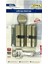| Ortak Anahtarlı Bilyalı Tuzaklı 2'li Set Kilit Göbeği, Mandallı - Mandalsız Set, Çelik Kapı Göbeği (68 Mm, Nikel) 2