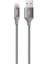 Alumicable iPhone ile Uyumlu Şarj Kablosu - Uzay Grisi (2DK16UG) 1
