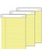 Boyut, 3 Adet, Sarı Renkli Legal Pad, Notluk, Notepad, Defter, Herbiri 50 Yaprak, Geniş Satır Aralığı, Okul, Iş ve Ofis Için, Türk Malı 1