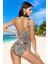 Modern Desenli Mayo Havuz Mayosu Şık Detaylı Yüzme Kıyafeti Swimsuit Ergonomik Kesim 2