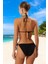 Modern Üçgen Bikini Takımı Hızlı Kuruyan Esnek Kumaş Yaz Koleksiyonu Plaj ve Havuz Için 2
