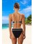 Modern Straplez Bikini Takımı Klora Dayanıklı Premium Kalite Esnek Kumaş Su Sporları Için 2
