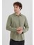 Basic Çıtçıtlı Gabardin Gömlek 1