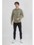 Basic Çıtçıtlı Gabardin Gömlek 2