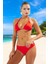 Modern Üçgen Bikini Takımı Yaz Koleksiyonu Şık Detaylı Premium Kalite Esnek Kumaş 3