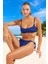 Modern Simli Bikini Takımı Ergonomik Kesim Hızlı Kuruyan Yüksek Konfor Özel Tasarım 1