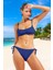 Modern Simli Bikini Takımı Ergonomik Kesim Hızlı Kuruyan Yüksek Konfor Özel Tasarım 3